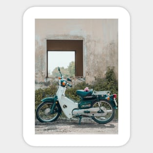 Classic Motorcycle - Honda Super Cup 50s Sticker